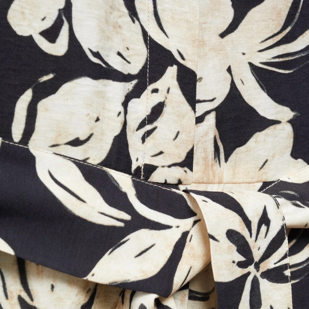 MNG Floral Black and White Jumpsuit XS - Picture 11 of 11